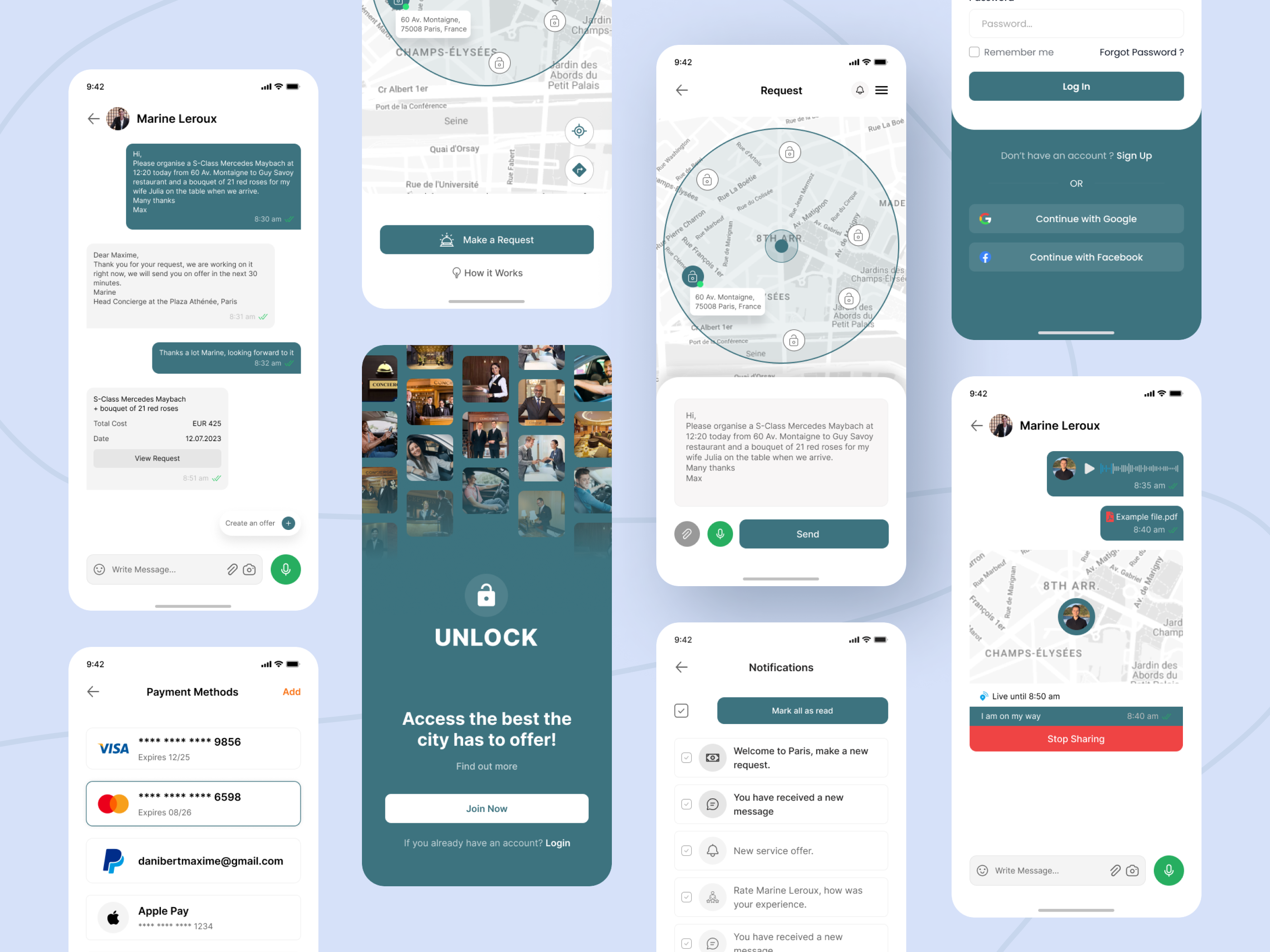 Example of Mobile App UX UI Design
