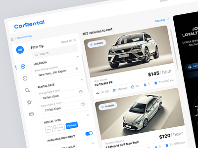 Car Rental Dashboard admin panel app design booking system branding car rental crm dashboard dashboard ui data visualization graphic design product design rental saas ui ui design user experience user interface ux design web app