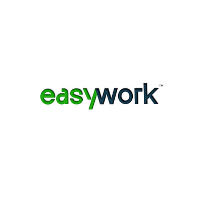 Easy Work Logo ( Service Selling Marketplace ) 3d animation branding graphic design logo motion graphics