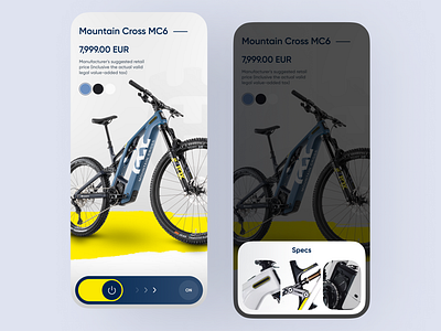 Husqvarna Mountain Cross MC6 Exploration branding concept cycling design e bikes graphic design mobile app saas ui uiux ux