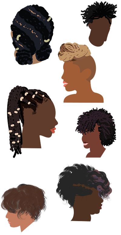 Nywele hair illustrator