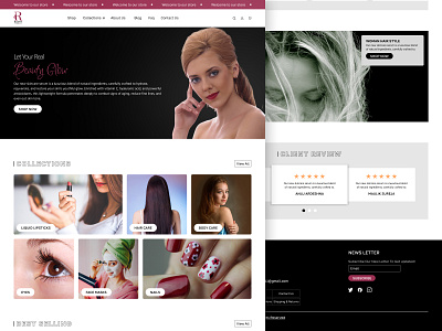 Radhe Cosmetics Website Design