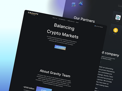 Crypto Landing Page blockchain landing page crypto ui cryptocurrency app cryptocurrency website nft game nft games nft landing page ui ux web3 landing page