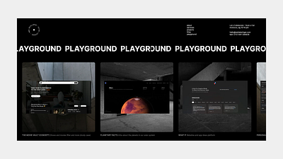 Playground Projects Carousel animation carousel developer motion graphics palyground