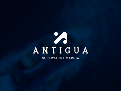 Super yacht marina logo branding graphic design logo