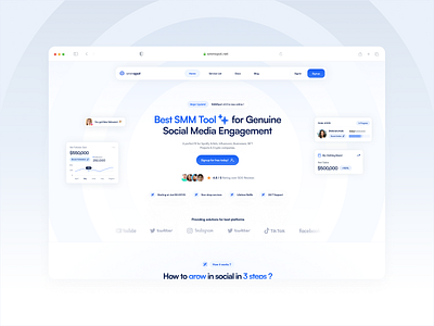 ✤ Lumen: A Clean and Modern SMM Panel Landing Page blue landing page blue saas hero header landing page landing page ui perfectpanel saas saas landing page smm panel smm panel theme smm panel themes smm theme smmspot ui ui design uidesign ux white blue white saas white ui design