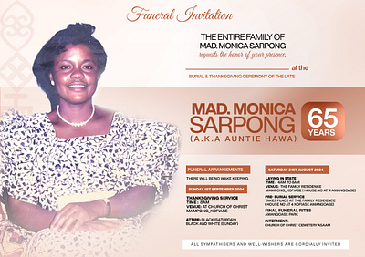 funeral poster design graphic design