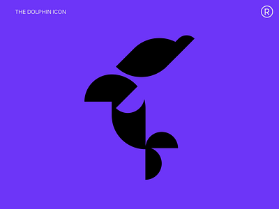 Minimal Animal Dolphin bold branding clean creative design dolphin icon iconography icons illustration logo minimal modern negative space simple symbol visual identity