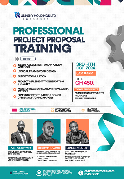 poster for webinar branding graphic design logo