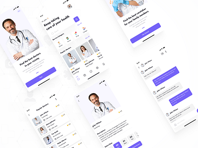 Healthcare Technology Mobile Apps app application design doctor health health care healthcare hospital lab medical medical app medical care medicine mobile mobile app mobile application modern science ui ux