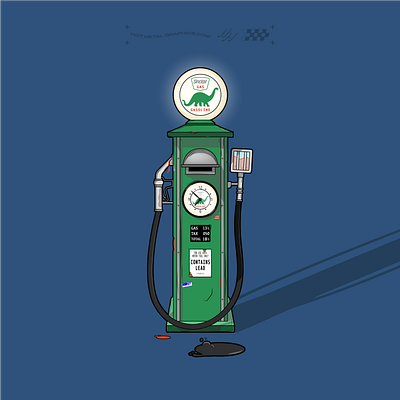 Vintage Sinclair Gas Pump adobe illustrator automotive automotive design car car culture design gas gas pump graphic design icon illustration oil retro vector vintage