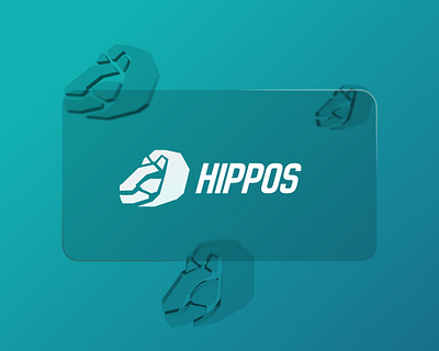 Hippos Branding awesome branding design graphic design logo minimalist vector