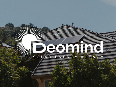 Deomind Solar Energy Agency Logo Design battery branding d d logo electricity energy green identity letter d logo logo design logo designer logodesign logotype panel power renewable solar sun