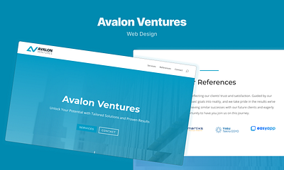 Avalon Ventures Web Design web design