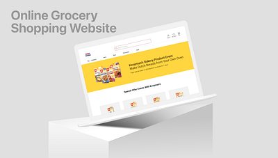 Online Grocery Shopping Website design grocery shopping ux uxdesign webdesign