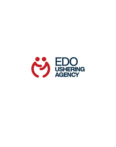 logo design for an ushering agency branding graphic design logo