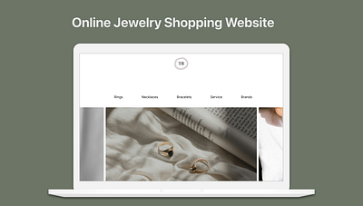 Online Jewelry Shopping Website design shopping ux website