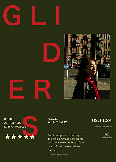 Gliders - A Film Poster graphic design movie poster poster