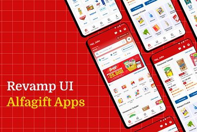 Revamp UI Mobile Apps alfagift app design illustration mobile app onboarding ui uiux userinterface