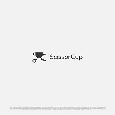 Scissor cup logo acheivement logo amazing logo app branding creative logo design graphic design icon illustration logo minimal logo trophy logo ui ux vector