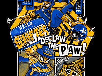 Shafter High School - Rival Game Tee - 2024 design illustration