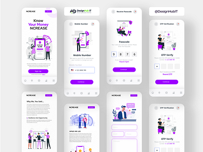 Financial Banking Mobile App UI Design app design dashboard design design figma design figma website illustration landing page design ui ui design ui ux design