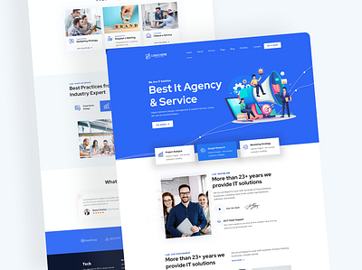 Creative Design Agency Website UI Design app design dashboard design design figma design figma website illustration landing page design ui ui design ui ux design