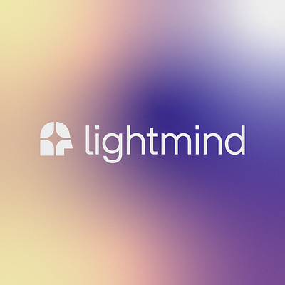 Lightmind clean creative design face human illustration logo logo design meditation mental health minimalist logo modern simple