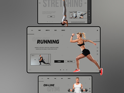 Fitness Training Web Design & Development adobe illustrator branding design digital marketing graphic design illustration logo motion graphics prototype seo social media marketing typography ui ui design ui development ux vector web design web development website