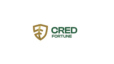 CRED FORTUNE | Logo Design branding creative design finance finance logo fortune graphic design money shied logo