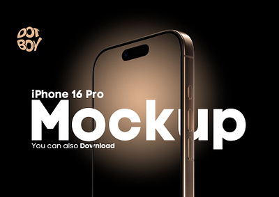 Iphone 16 pro max mockup design branding buy now graphic design iphone marketing minimalist mockup mockup premium sell trendy