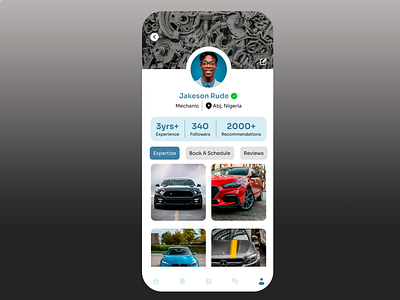 Mechanic Service App Design app auto auto service automobile car care car cleaning car detailing car repair car service carwash design mechanic mechanic service ui uidesign uiux ux vehicle webdesign website