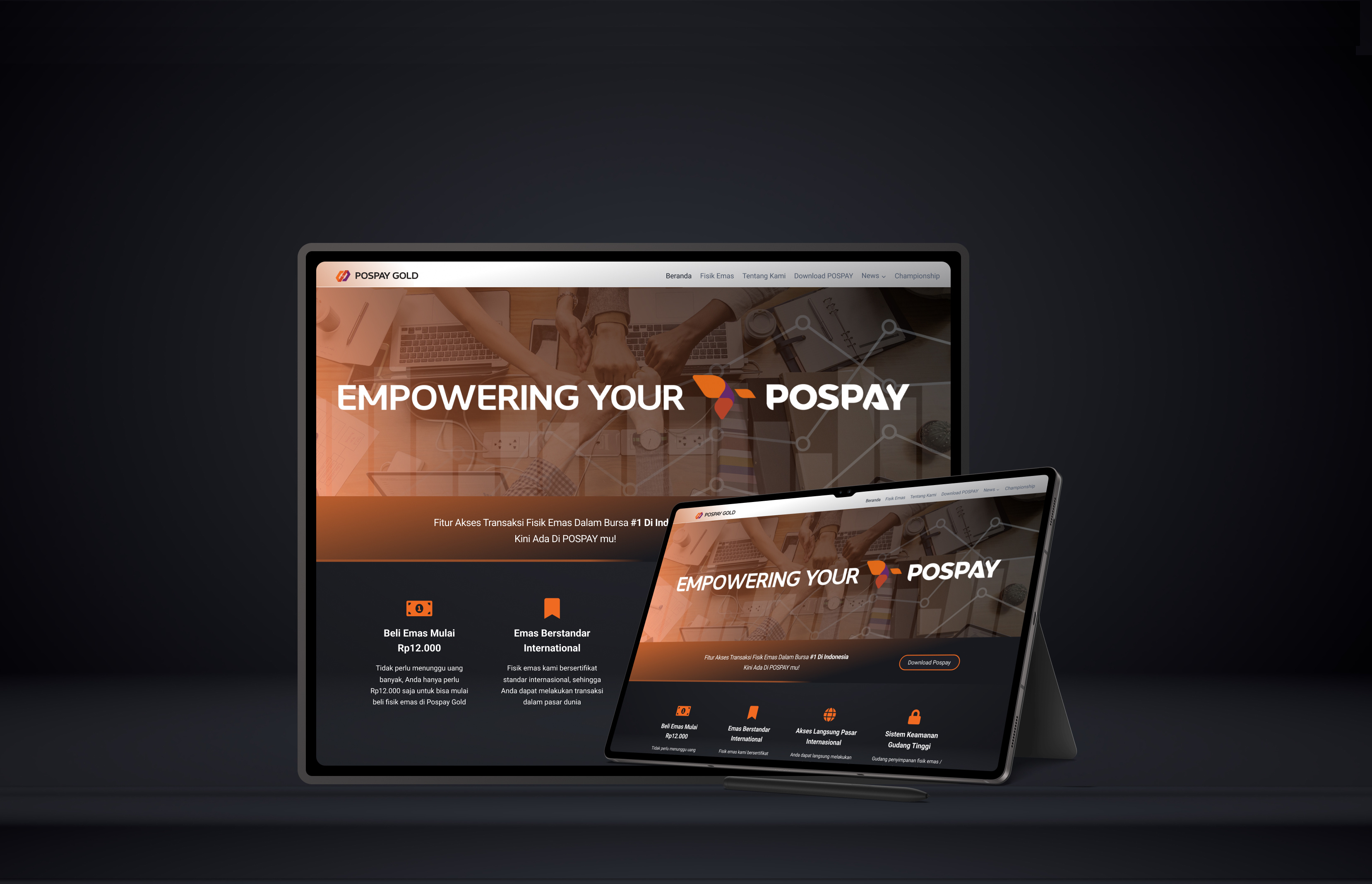 Example of Company Profile Web (Design & Develop)