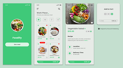 Food Order Mobile App app design figma food food delivery mobile app order app ui design uiux