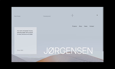 Minimal Architecture Hero architecture framer grid design hero landingpage minimal design real estate scandinavian typography ui ux website