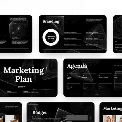 Marketing Plan Presentation Design ppt design