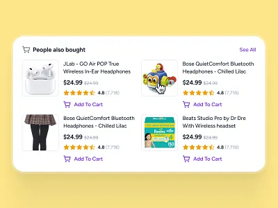 cognicart: AI Shopping & Ecommerce App - Product Suggestion UIUX ai ecommerce app ai shopping app ai shopping assistant clean ecommerce app ecommerce ui ecommerce ui kit marketplace app minimal modern online shopping app product card ui product layout ui product listing ui purple shopping app shopping assistant shopping ui kit smart shopping app soft