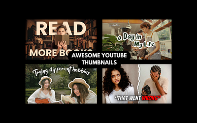 Awesome and eye-catching Youtube thumbnails graphic design photoshop social media thumbnail design thumbnails youtube youtube thumbnail