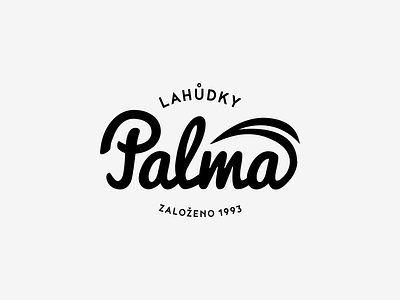 Lahůdky Palma brand brand identity logo