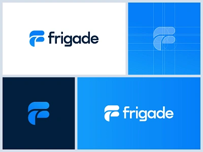 Frigade - logo design for modern adoption platform adoption platform branding democratic community governance design enterprise adoption framework iot internet of things letter mark monogram logo logo design logo designer logomark modern platform cooperatives smart contracts startup ecosystem tech technology technology protocol