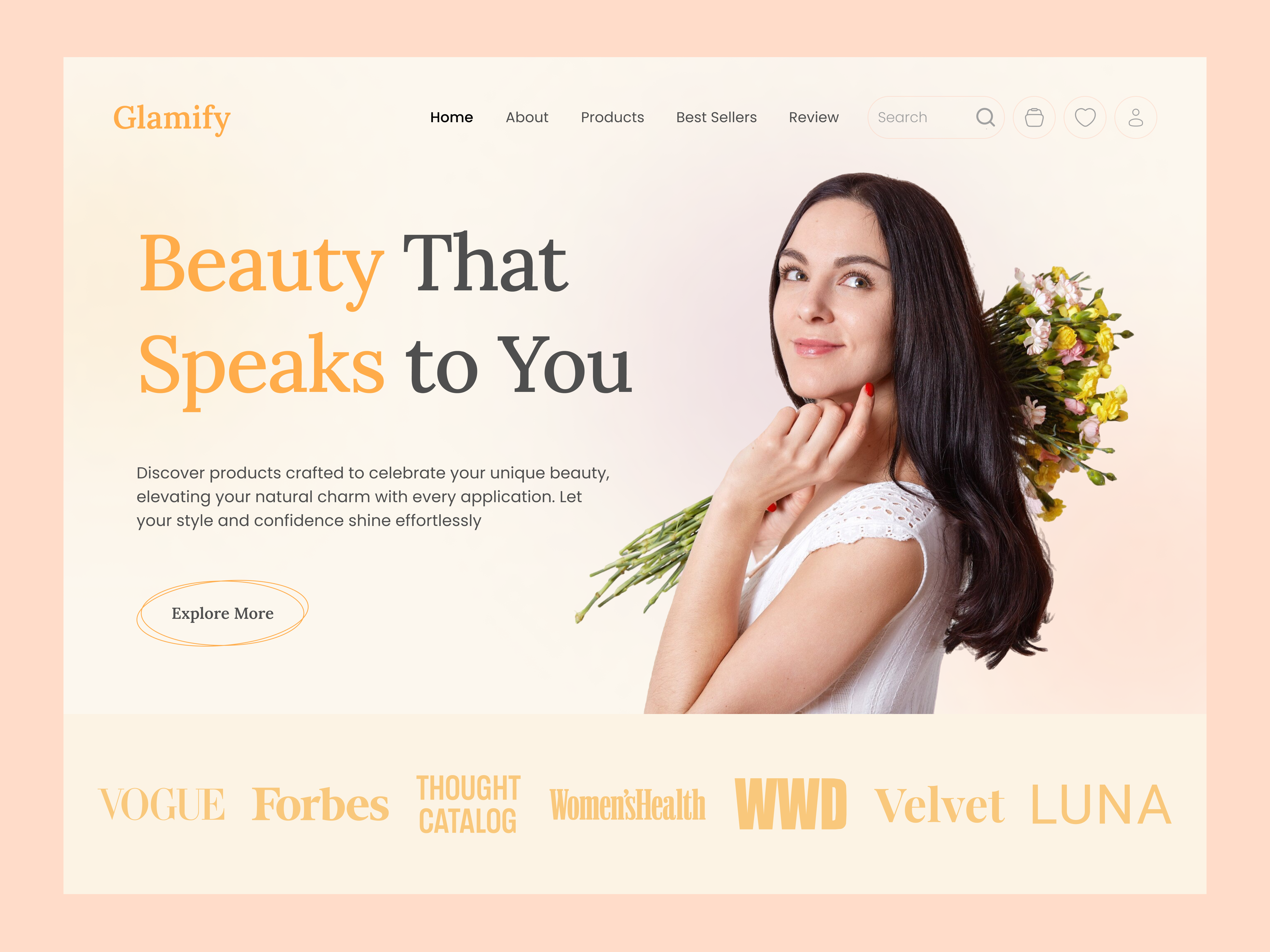 Example of Landing Page Design For Sale