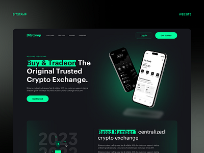 Crypto Landing Page animation blockchain landing page crypto crypto dashboard crypto landing page crypto swap crypto website cryptocurrency defi defi landing page ethereum landing page exchange landing page finance landing page fintech landing page landing page trading ui ux web3 web3 landing page webdesign