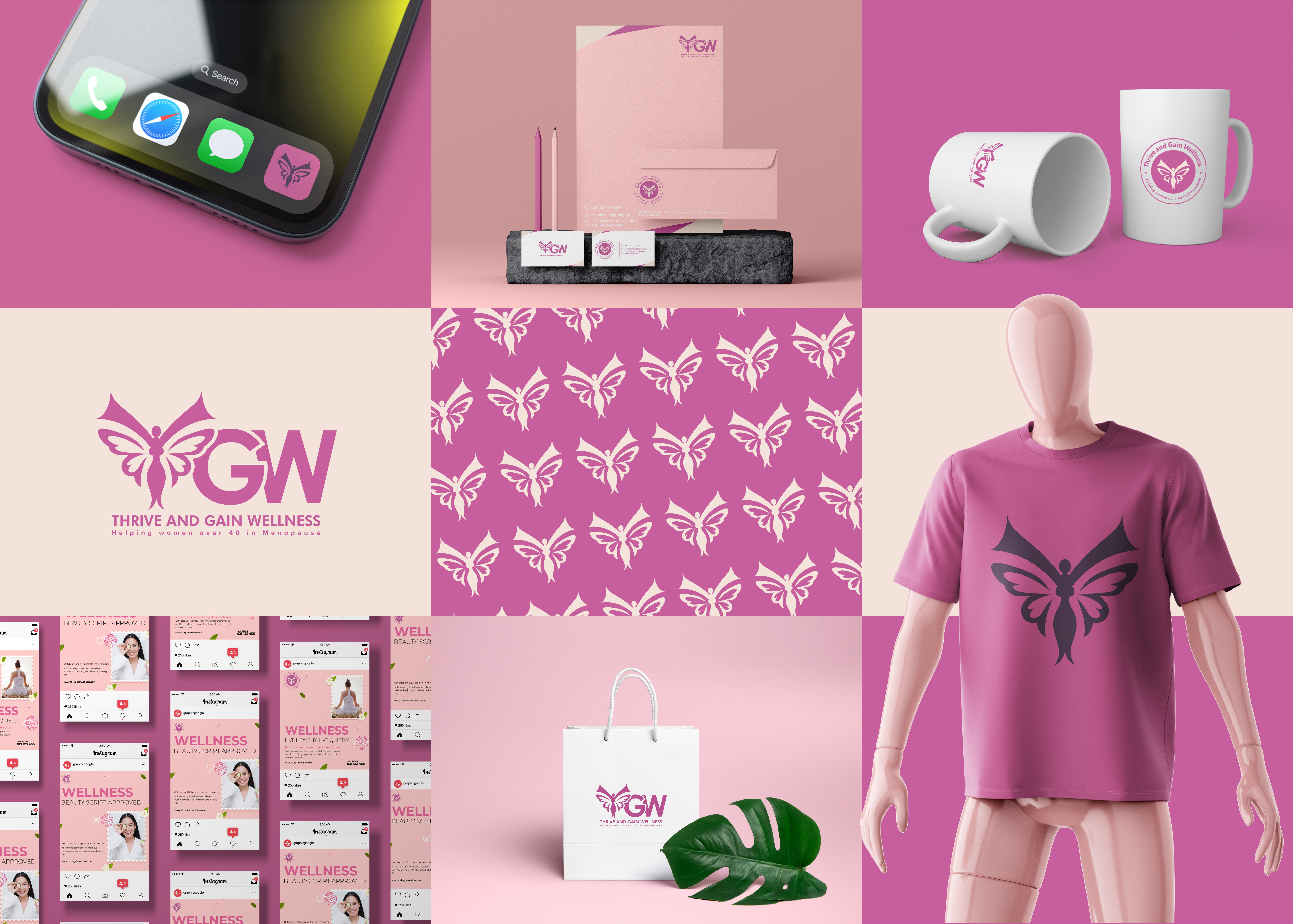 Example of Cosmetic Skincare Wellness Logo Design