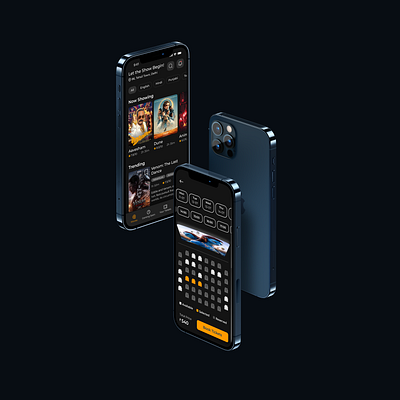 Day 17/100 - Movie Booking App UI ui