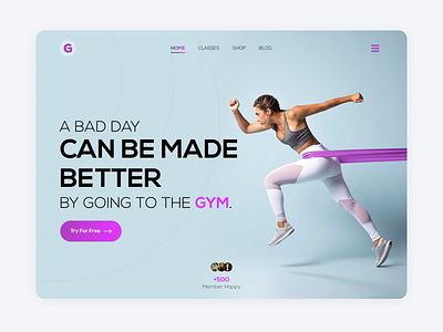 Women's Pilates Club Website Design figma ui uiux website website design