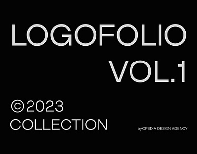 LOGOFOLIO - V.01 I 2023 brand identity branding logo logo branding logo collection logo design logobook logofolio logomark logotype symbol visual identity