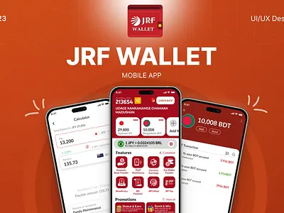 Case Study: JRF Wallet Apps Redesign branding case study cryptocurrency dashboard fintech graphic design jrfwallet mobile apps product design remittance app ui uiux wallet wallet apps wise