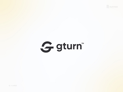 GTURN branding design g letter logo g logo glogo graphic design gturn gturn logo illustration letter g logo letter t logo logo return logo round logo t logo turn logo turning logo typography ui uturn logo