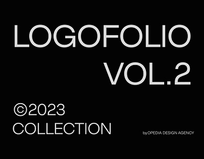 LOGOFOLIO - V.02 I 2023 brand identity branding identity design logo logo branding logo collection logo design logobook logofolio logomark logotype visual identity