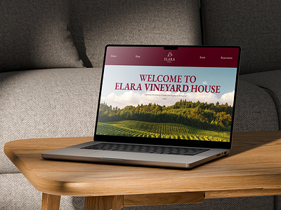 Elara Vineyard Website Design animation framer responsive ui ux vineyard web design website website design wine winery wireframe